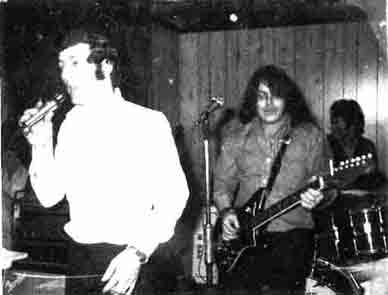 Ian Hollis and band 1970s